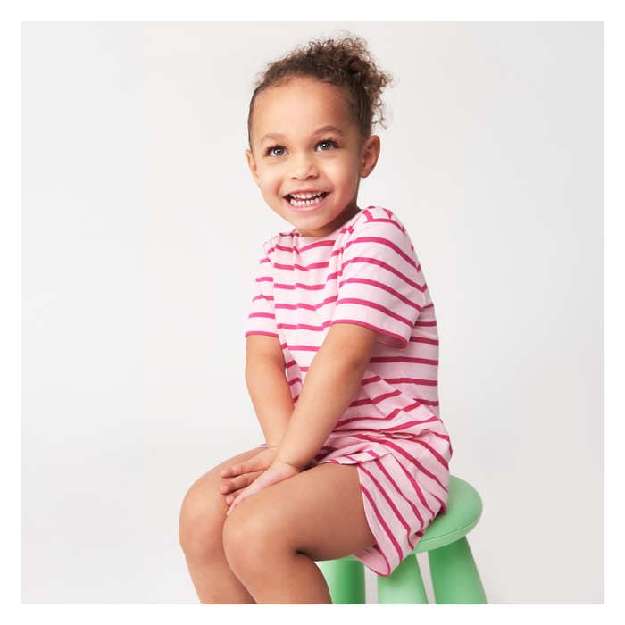 Petites Filles T-shirt à rayures pour petites filles